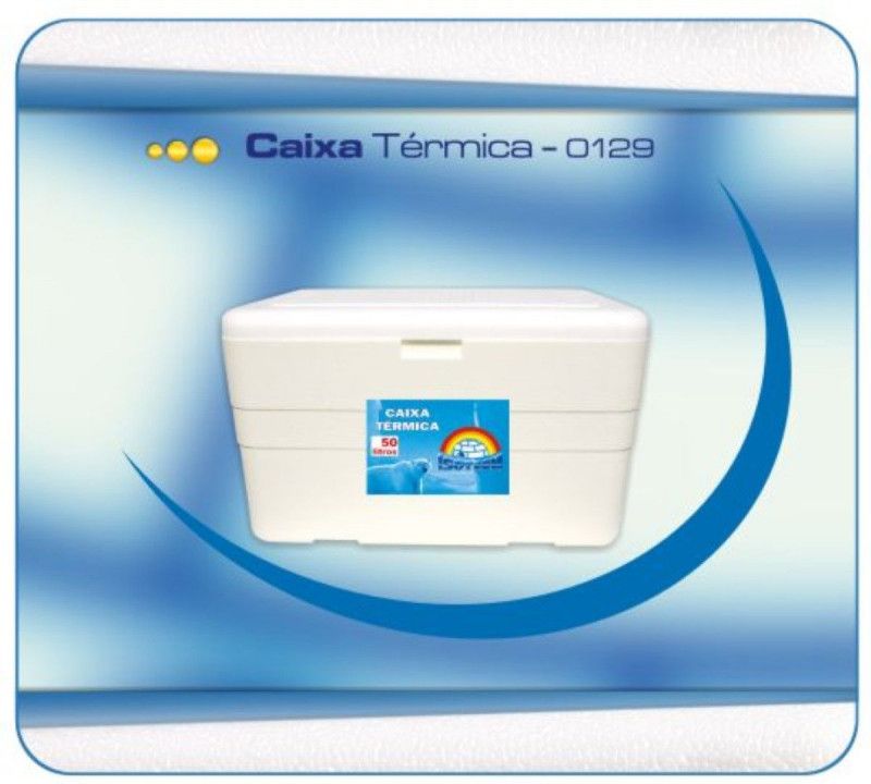 CAIXA TÉRMICA EPS 50 LITROS ISOTERM C/ 1 UN