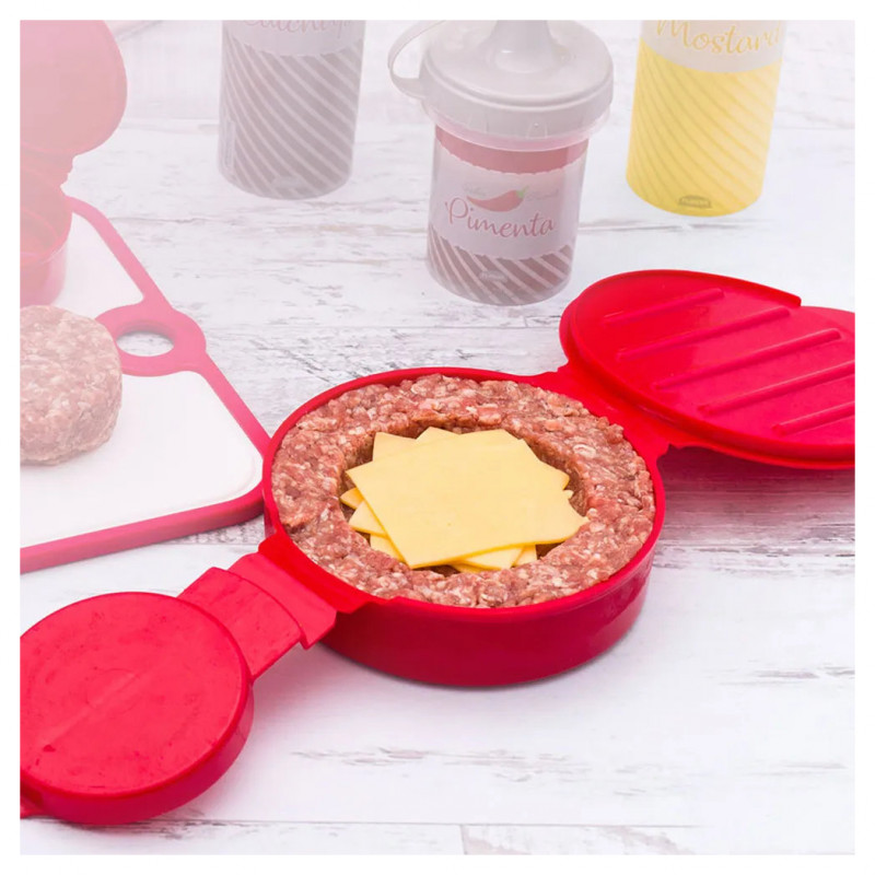 FORMA PARA MOLDAR HAMBURGUER PLASÚTIL (6772)