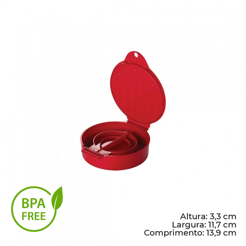 FORMA PARA MOLDAR HAMBURGUER PLASÚTIL (6772)