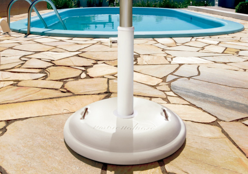 Base Para Guarda Sol Redonda de Concreto 22 kg Mor