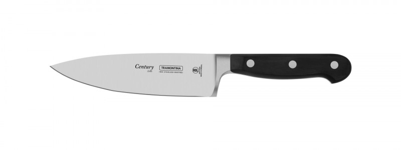 Faca Tramontina Chef Century com Lamina De Aco Inox 6