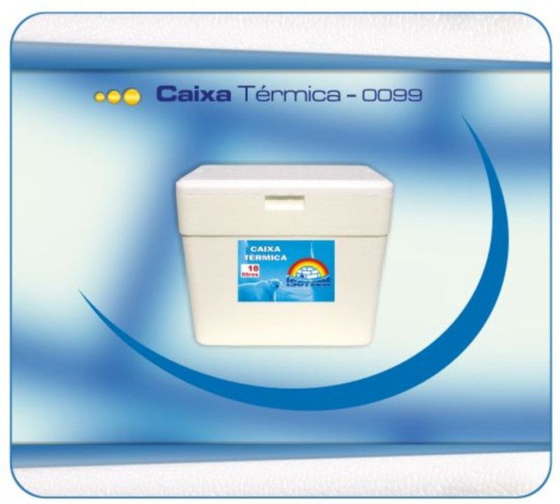 CAIXA TÉRMICA EPS 18 LITROS ISOTERM C/ 1 UN