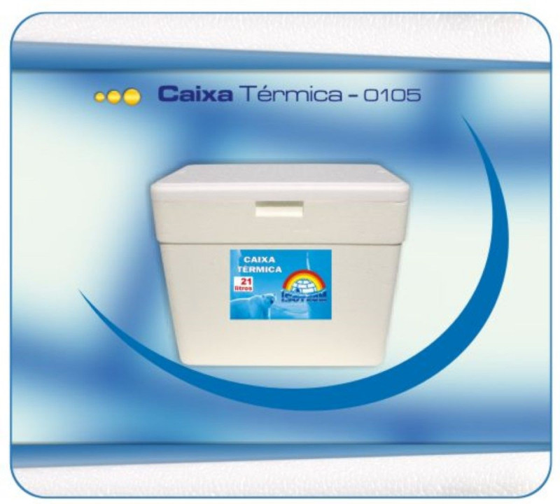 CAIXA TÉRMICA EPS 21 LITROS ISOTERM C/ 1 UN