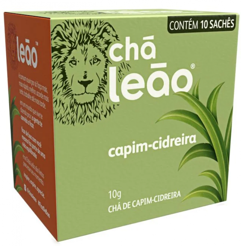 CHA MATTE LEAO SACHE 10 GRS CIDREIRA 10U - 04448 UN COM 10 UN