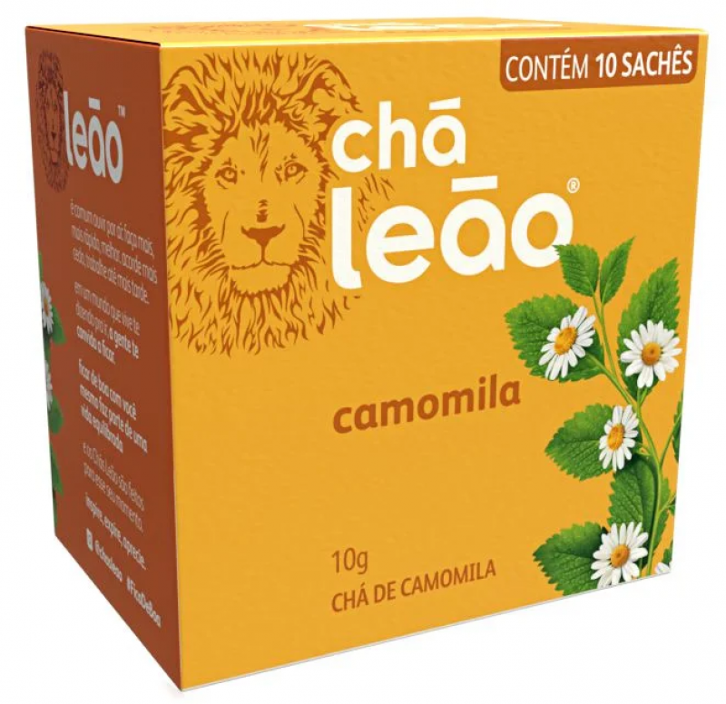 CHA MATTE LEAO SACHE 10 GRS CAMOMILA - 04449 UN COM 10 UN
