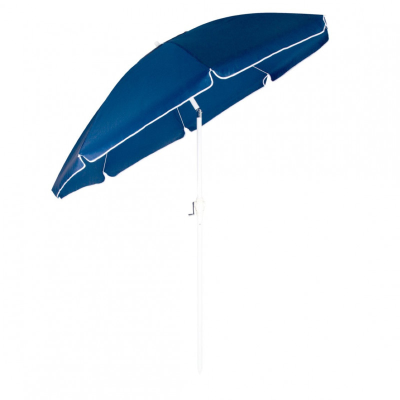 Guarda-Sol Alumínio Com Manivela Azul 2,50m Mor
