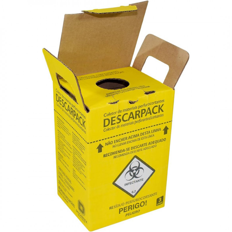 CAIXA COLETORA NR 03 PERFURANTE DESCARPACK C/ 20 UN