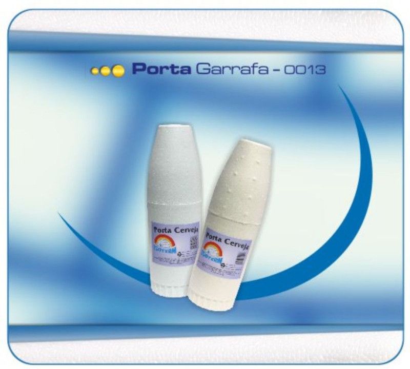 PORTA CERVEJA EPS 600 ML ISOTERM PT C/ 3 UN