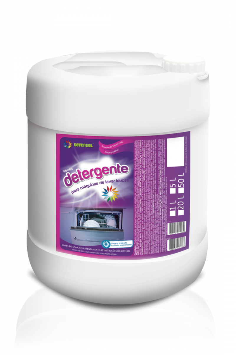 DETERGENTE LIQ PARA MÁQUINA DE LAVAR LOUÇAS 20 LTS SEVENGEL (2841)