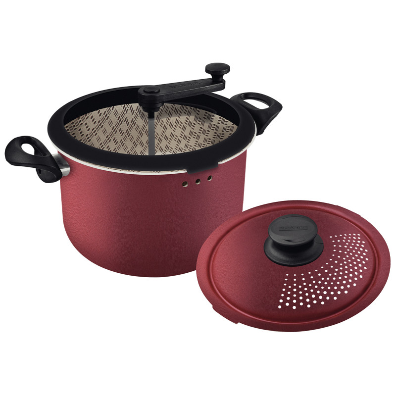 Panela Tramontina 3 Em 1 Antiaderente 4,8L Paris Cereja