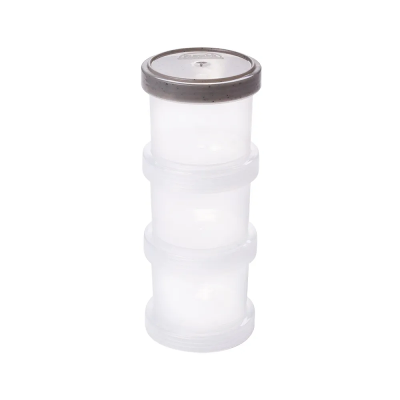 ORGANIZADOR EMPILHAVEL COM TAMPA ROSCA 3 PEÇAS PLASÚTIL (8045)