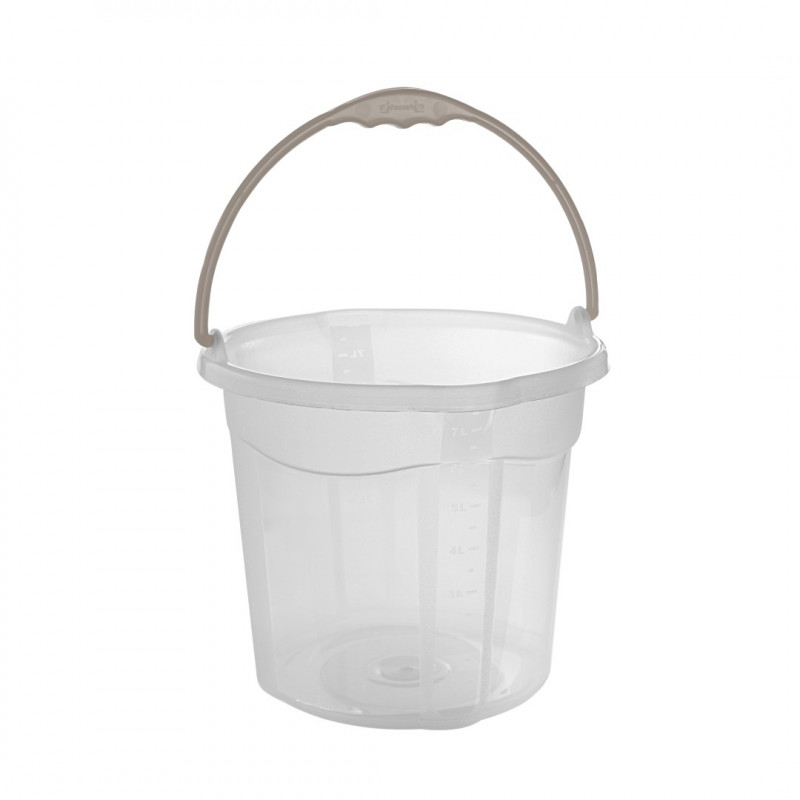 BALDE PLASTICO 8 LT GRADUADO PARAMOUNT - 179 UN COM 1 UN