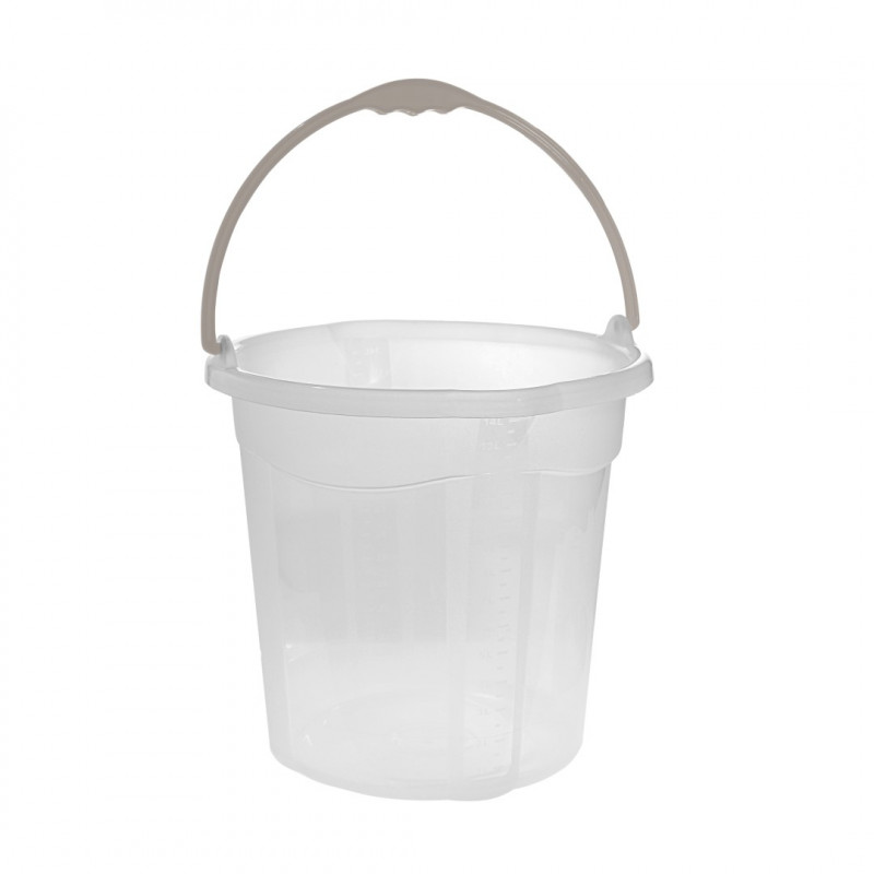 BALDE PLASTICO 14 LTS GRADUADO PARAMOUNT - 180 UN COM 1 UN