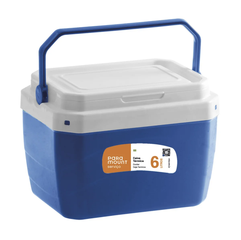 Caixa Térmica Cooler 6 Litros Paramount - 850 - Azul