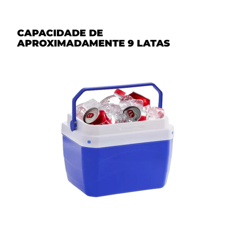 Caixa Térmica Cooler 6 Litros Paramount - 850 - Azul