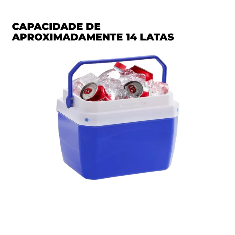 Caixa Térmica Cooler 17 Litros Paramount - 853 - Azul