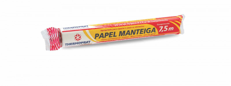 PAPEL MANTEIGA 30X7,5 M THERMOPRAT - 1 UNIDADE