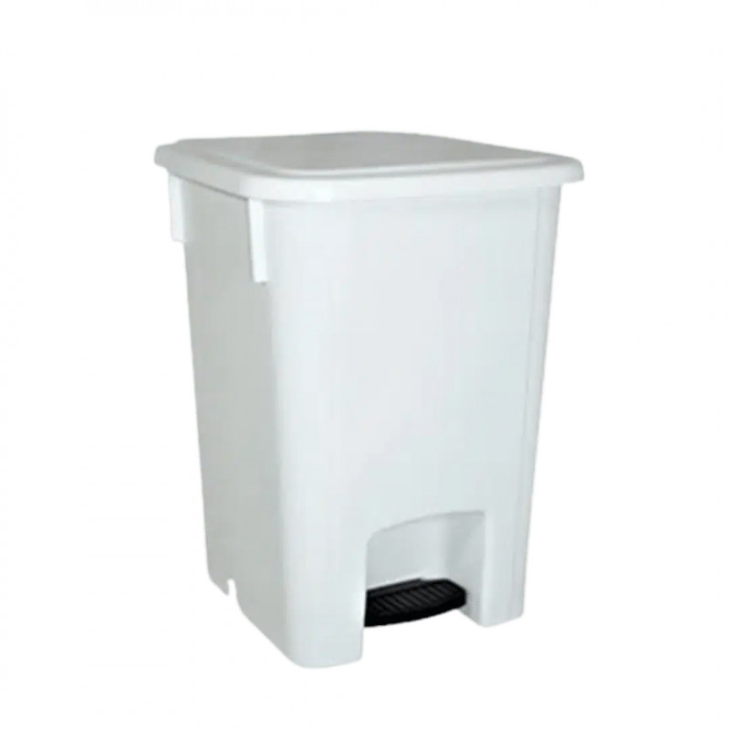 COLETOR E PEDAL 15 LITROS BRANCO BRALIMPIA (CP15BR)