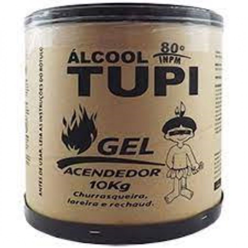 ALCOOL GEL ACENDEDOR 10 KG TUPI C/ 1 UN (2.265)