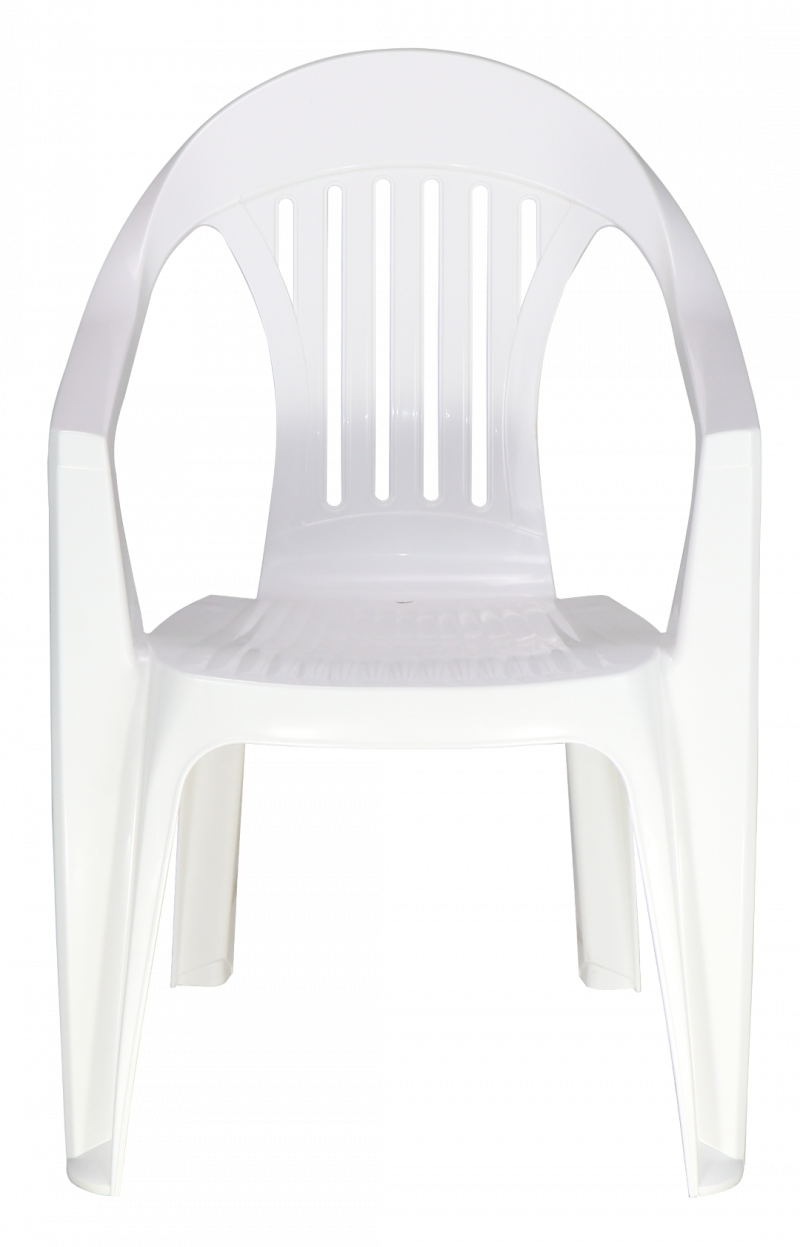 Poltrona Com Braços Monobloco Branca Imbe Tramontina