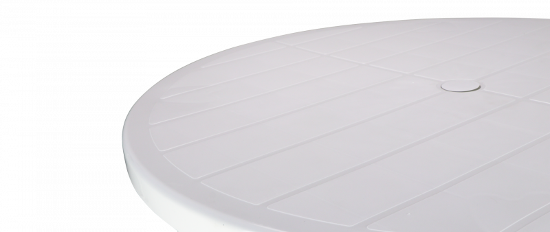 Mesa Em Polipropileno Cassino Branca Tramontina 92301/010