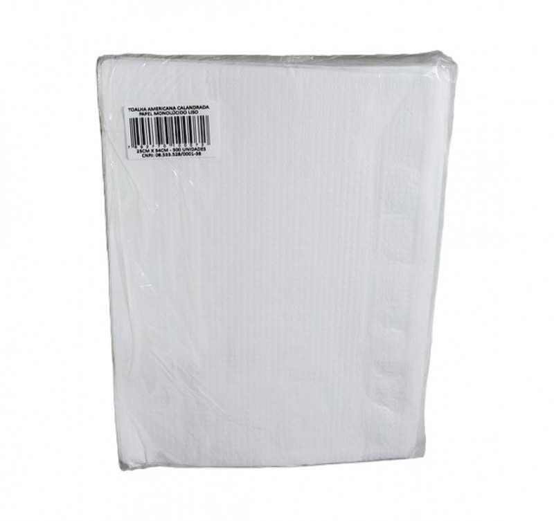 Toalha Americana 25X35 Lisa Kambe - 1608 Fardo C/500 Unidade
