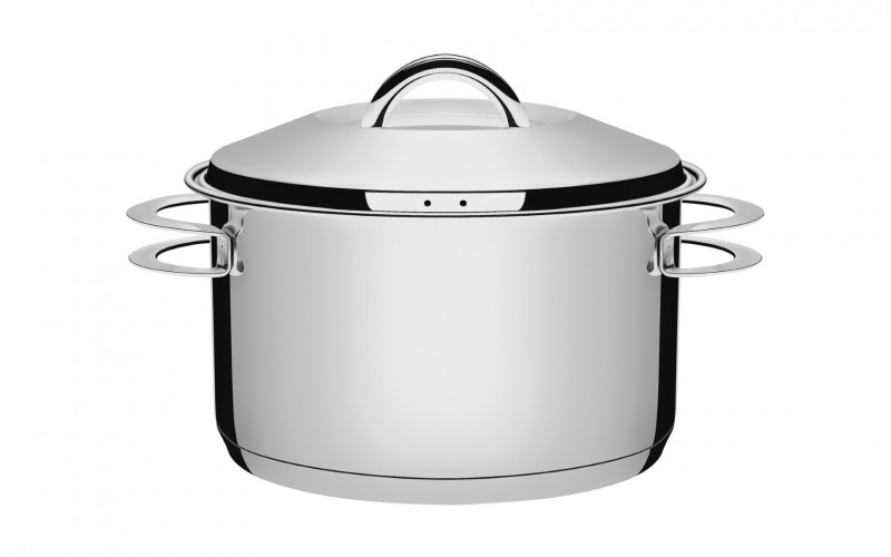 Caçarola Funda 24cm Solar Aço Inox Fundo Triplo Tramontina