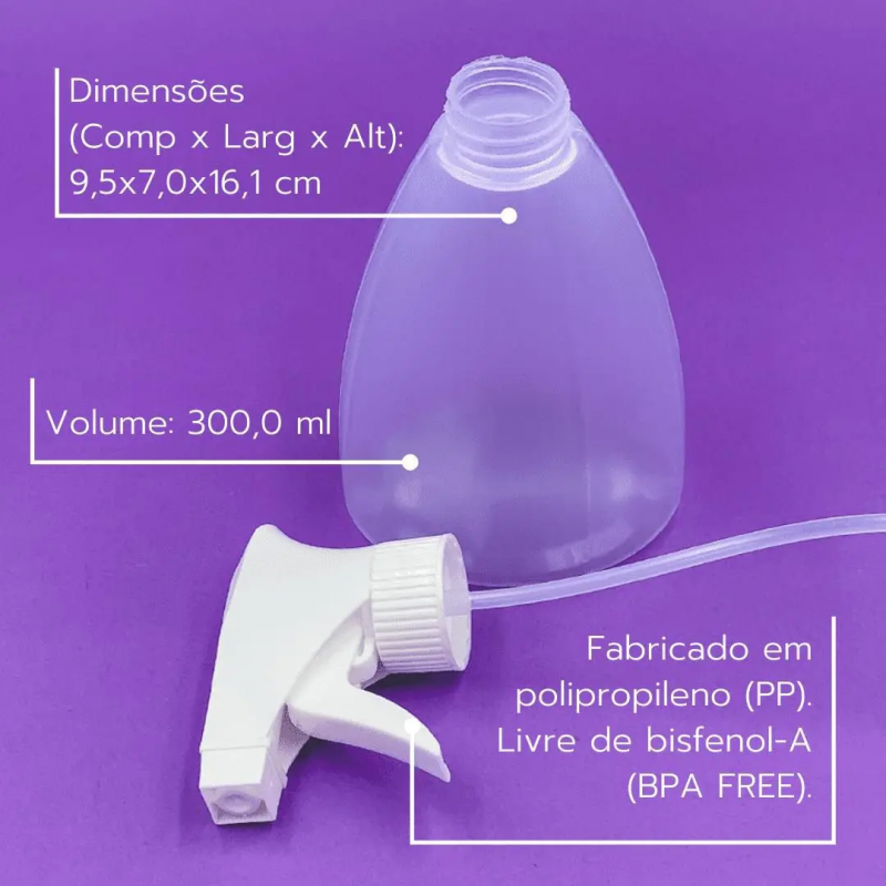 Pulverizador De Plástico 300 Ml - Plasútil
