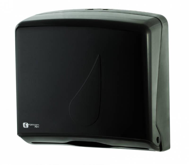 DISPENSER PARA PAPEL TOALHA INTERFOLHADO BLACK FORTCOM C/ 1 UN (LDTI600)