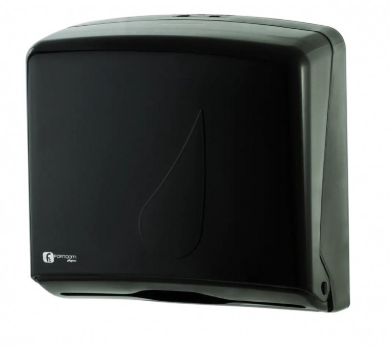 DISPENSER PARA PAPEL TOALHA INTERFOLHADO BLACK FORTCOM CX C/ 6 UN (LDTI600)