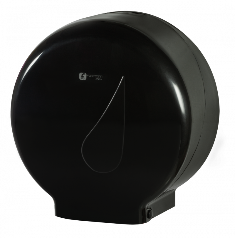 DISPENSER PARA PAPEL HIGIÊNICO ROLÃO BLACK FORTCOM  C/ 1 UN (LDPR500)