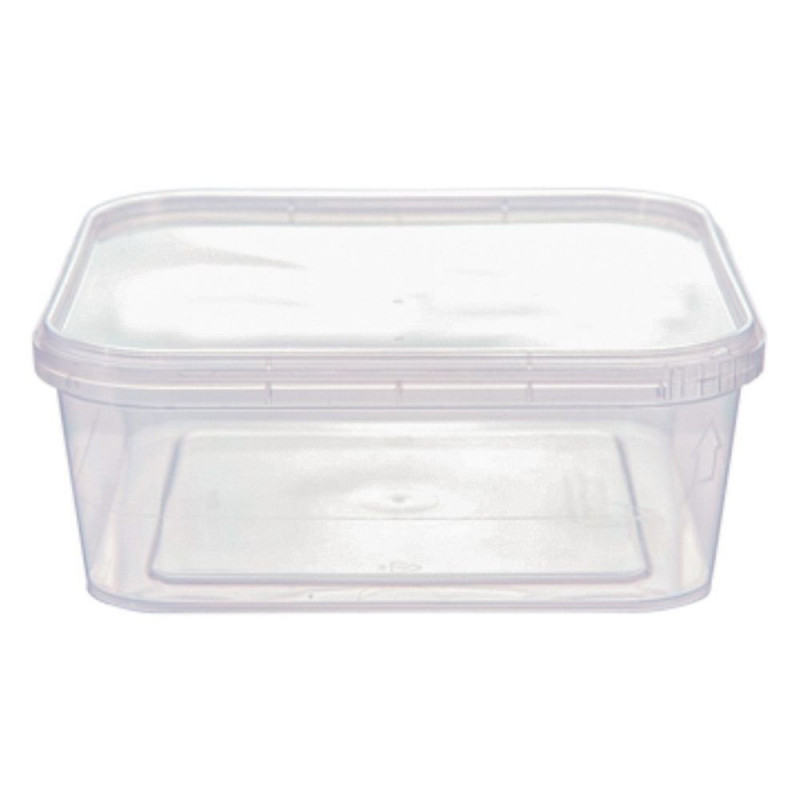 POTE QUADRADO C/ TAMPA E LACRE 400 ML PRAFESTA CX C/ 200 UN (8823)