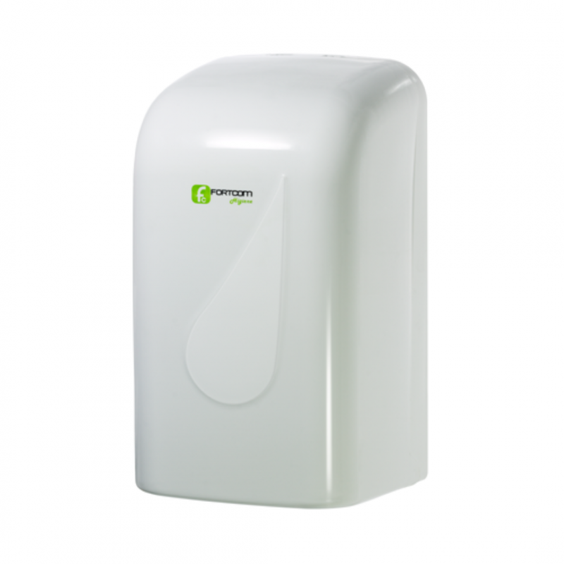 DISPENSER PARA PAPEL HIGIÊNICO INTERFOLHADO BRANCO FORTCOM CX C/ 6 UN (LDHI500)