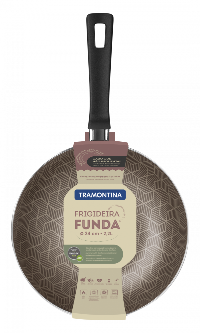 Frigideira Antiaderente Tramontina Loreto 24cm Funda