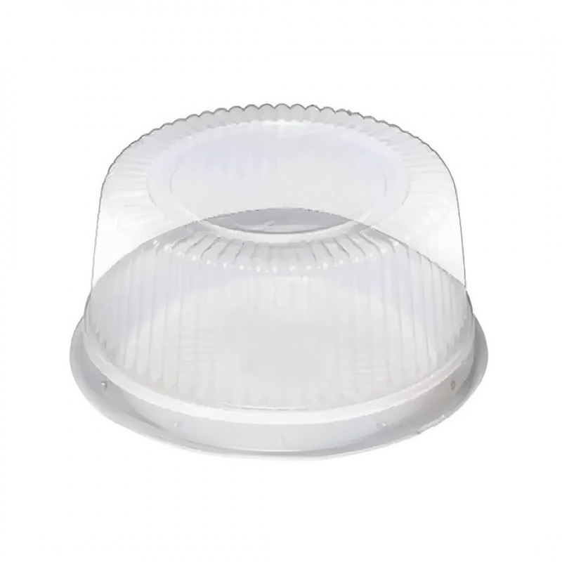 EMBALAGEM PARA BOLO/TORTA 25x10CM ALTO BRANCO GALVANOTEK CX C/ 100 UN (G37MA)