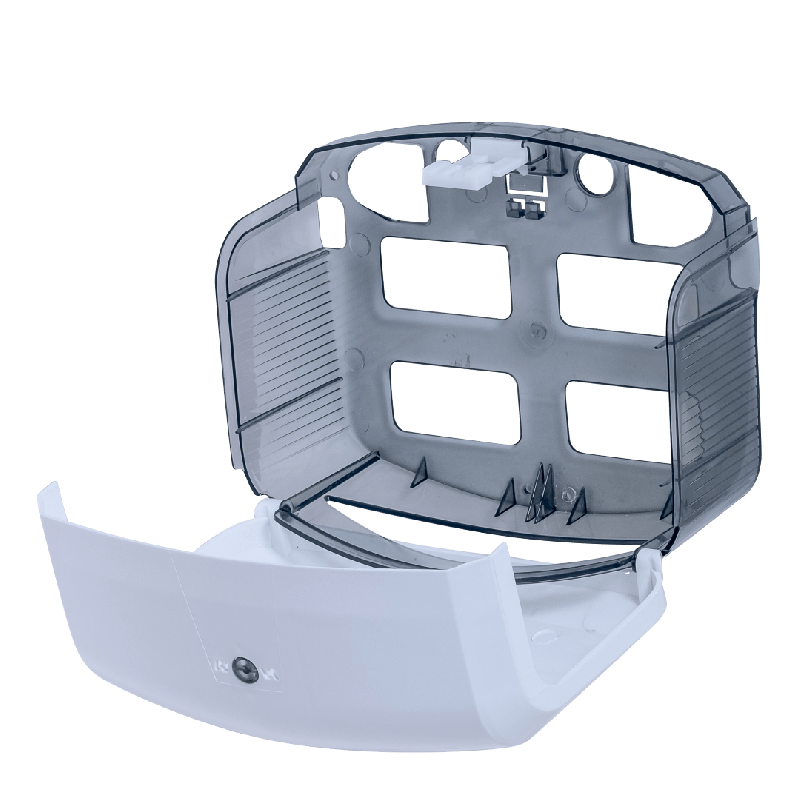 DISPENSER MINI PARA PAPEL TOALHA INTERFOLHADO BRANCO/FUME ELISA C/ 1 UN (EL-INMBF)