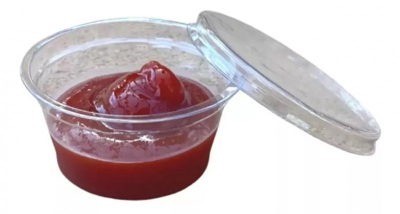 Pote Molho 30Ml 5,9x2,9Cm Cristal Galvanotek C/700 Un (G695)