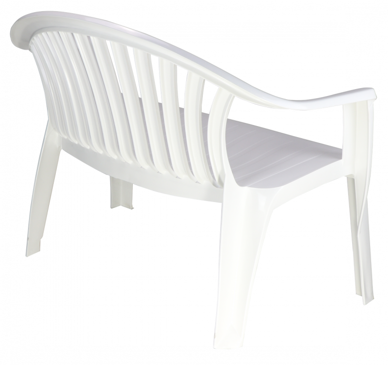 Banco Para Jardim Branco Leme Tramontina Branco Namoradeira