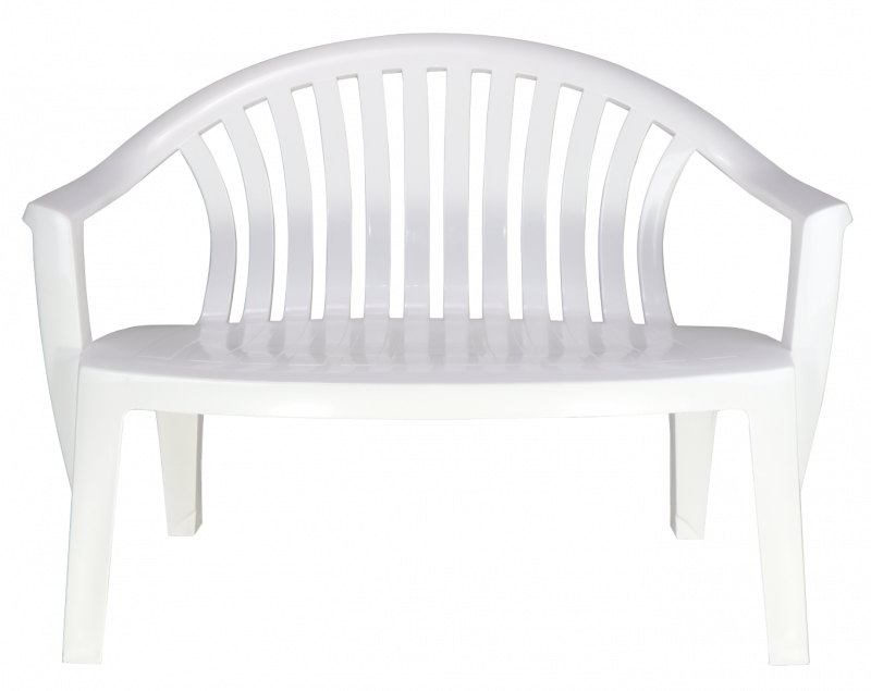 Banco Para Jardim Branco Leme Tramontina Branco Namoradeira