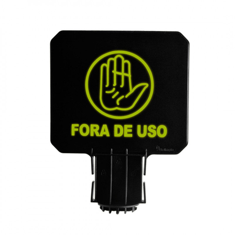 PLACA PARA CONE FORA DE USO BRALIMPIA (PLCO2002)