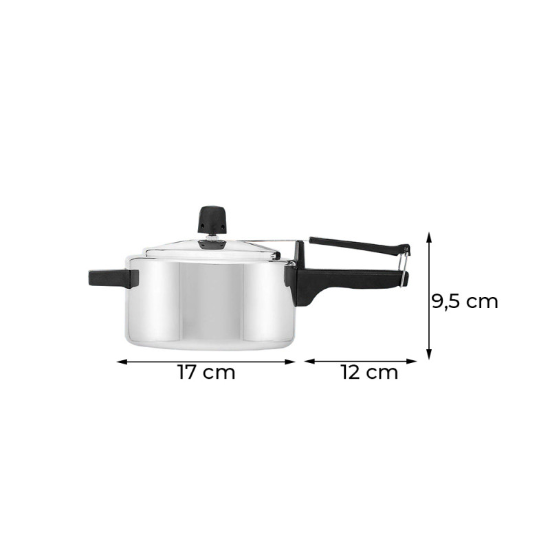 Panela de Pressão Mini 2 Litros Polida Ramos - Ref.016