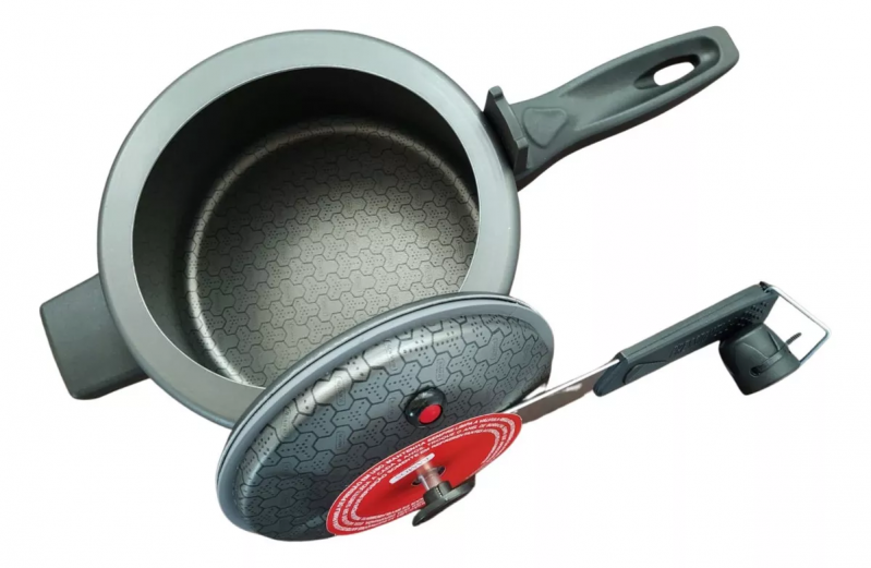Panela de Pressão Mini 2 Litros Antiaderente Ramos -Ref.0017