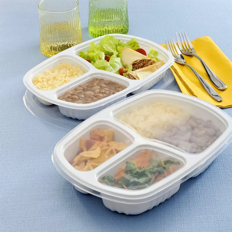 BANDEJA COM 3 DIVISORIAS 28x18x5,3CM SIMPLIFIC GALVANOTEK PT C/ 10 UN (G330)