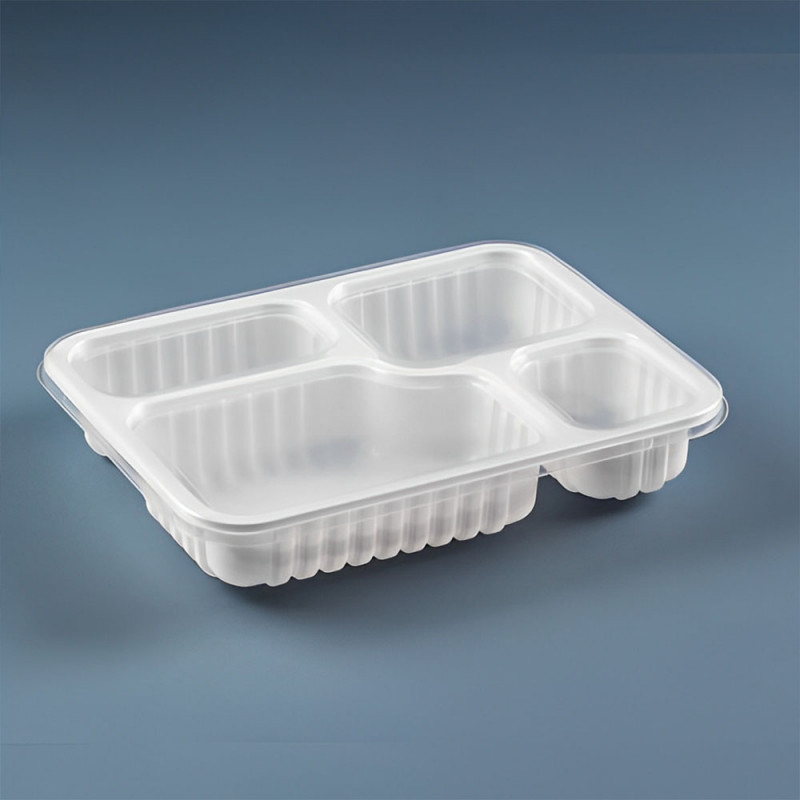 100 Un Marmita 4 Divisões G324 Freezer Microondas Galvanotek