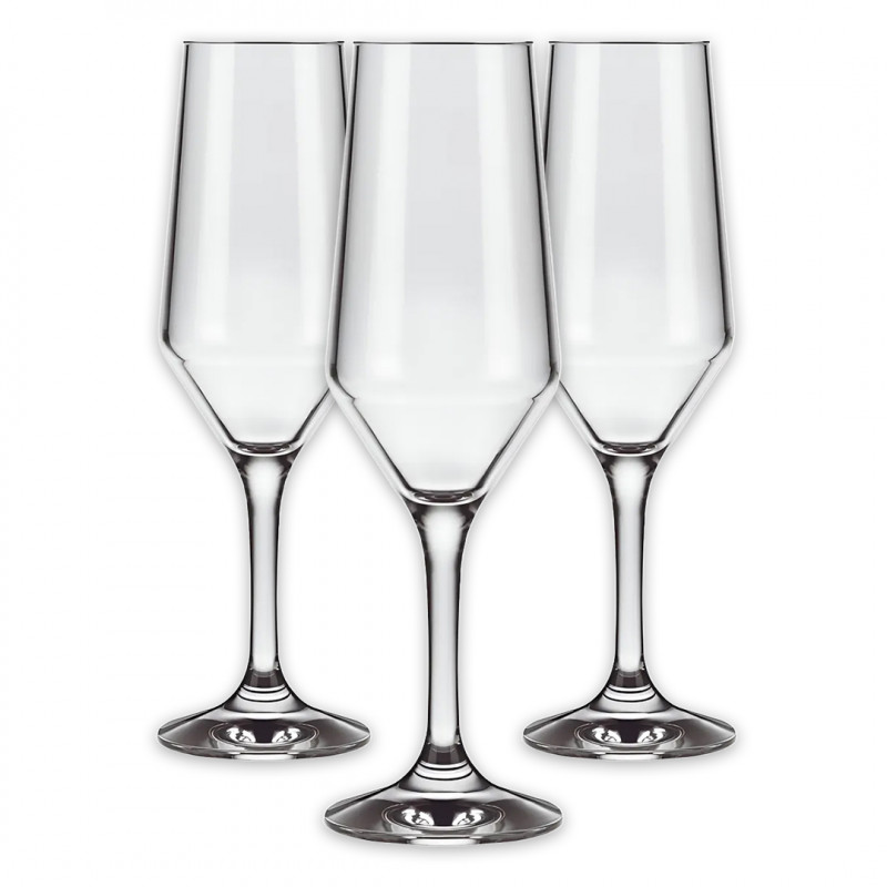 TAÇA CHAMPANHE BUFFET 186 ML NADIR CX C/ 24 UN (J708)