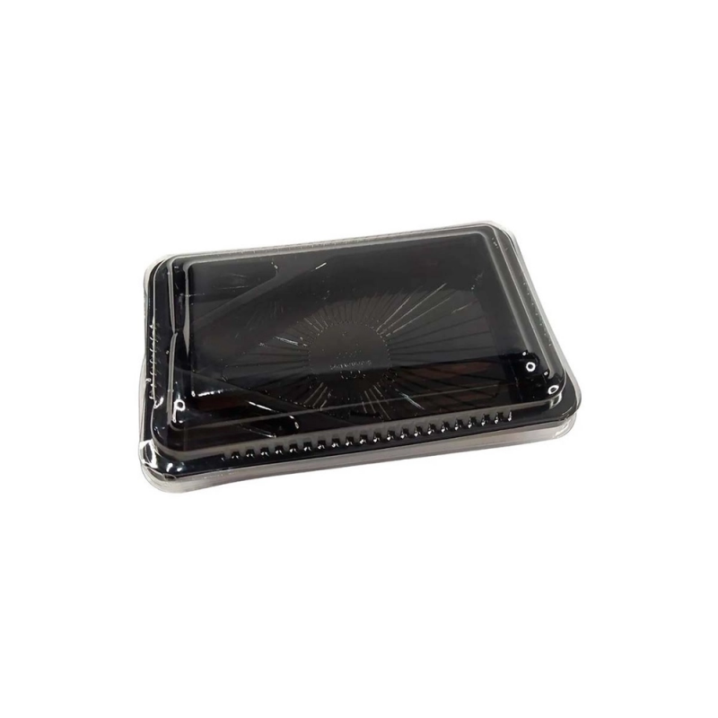 Embalagem Oriental Sushi Retang. Galvanotek C/100 Un (GO908)  