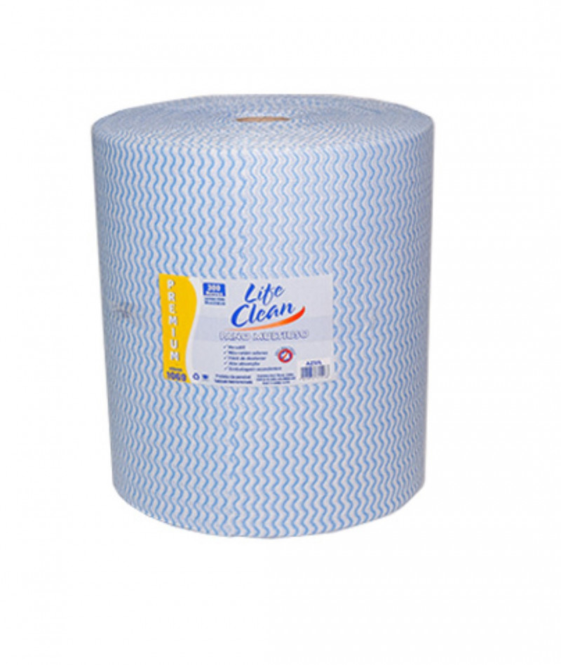 Pano Tnt 28cmx300mx35 Gr Azul Life Clean