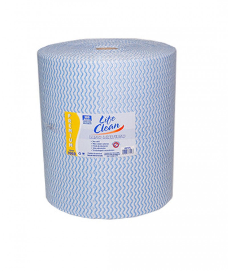 Pano Tnt 28cmx300mx35 Gr Azul Life Clean