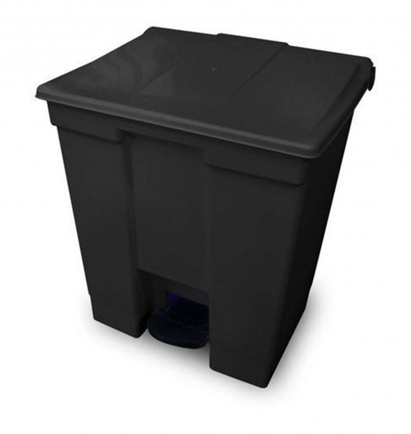 COLETOR PEDAL 30 LITROS PRETO BRALIMPIA (CP30PR)