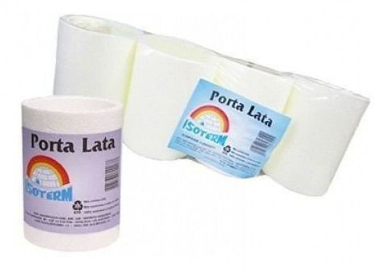 PORTA CERVEJA EPS 350 ML ISOTERM PT C/ 4 UN